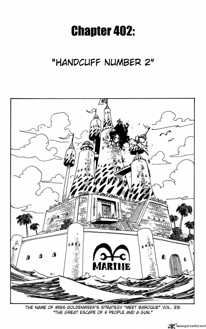 One Piece - Chapter 402 Page 1