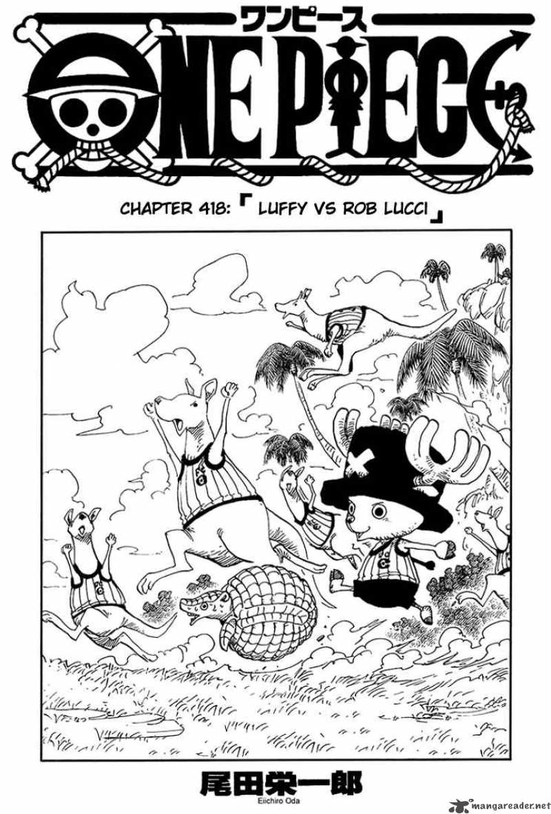 One Piece - Chapter 418 Page 1