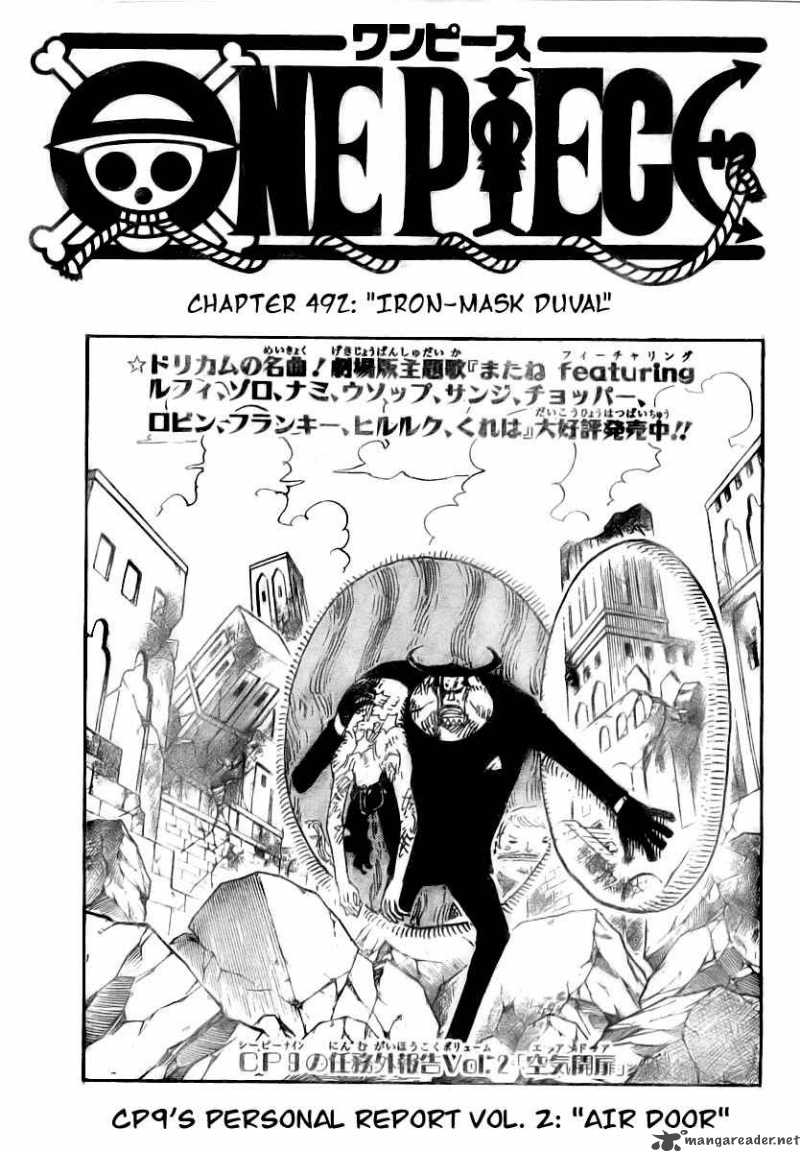 One Piece - Chapter 492 Page 2