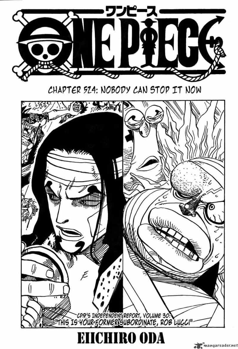 One Piece - Chapter 524 Page 1