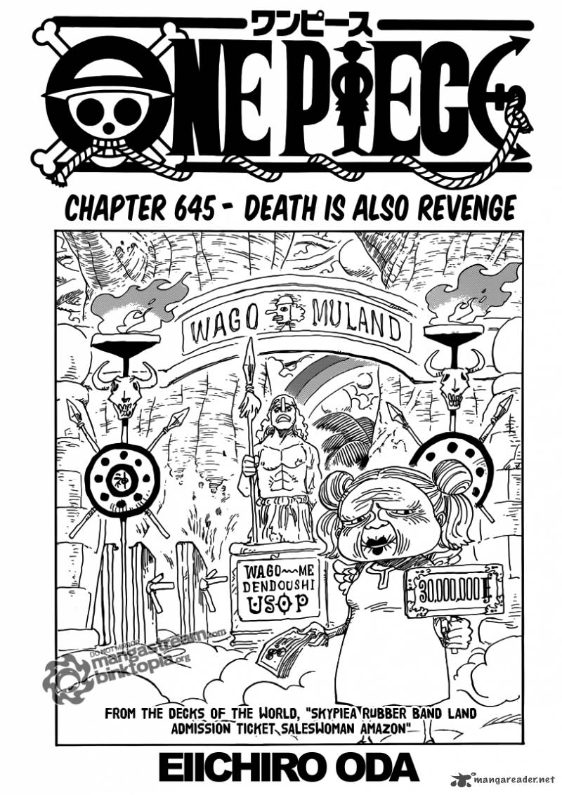 One Piece - Chapter 645 Page 1