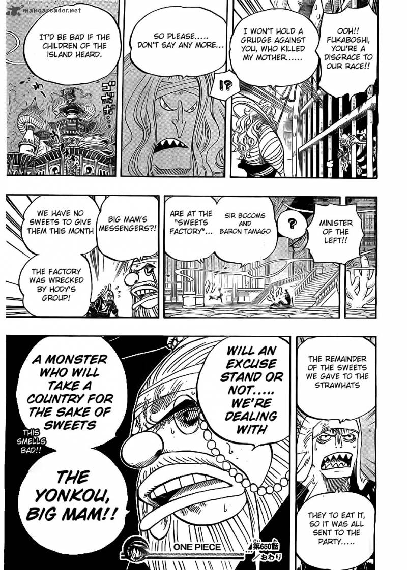 One Piece - Chapter 650 Page 17