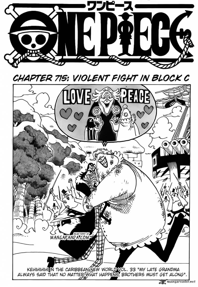 One Piece - Chapter 715 Page 3