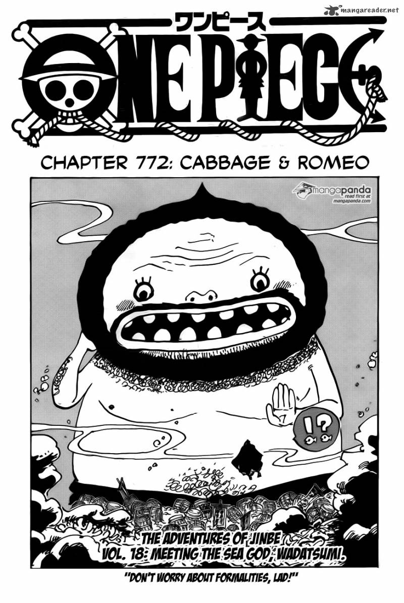 One Piece - Chapter 772 Page 1