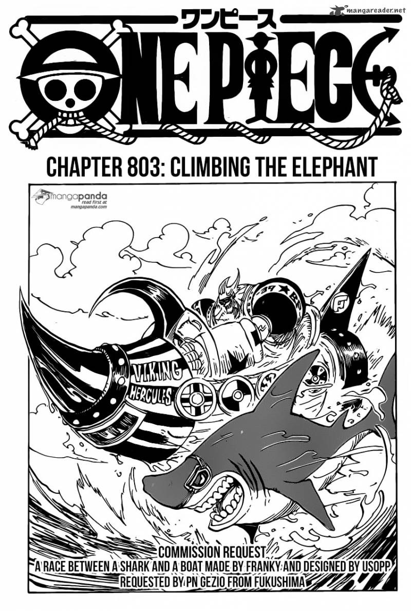 One Piece - Chapter 803 Page 1