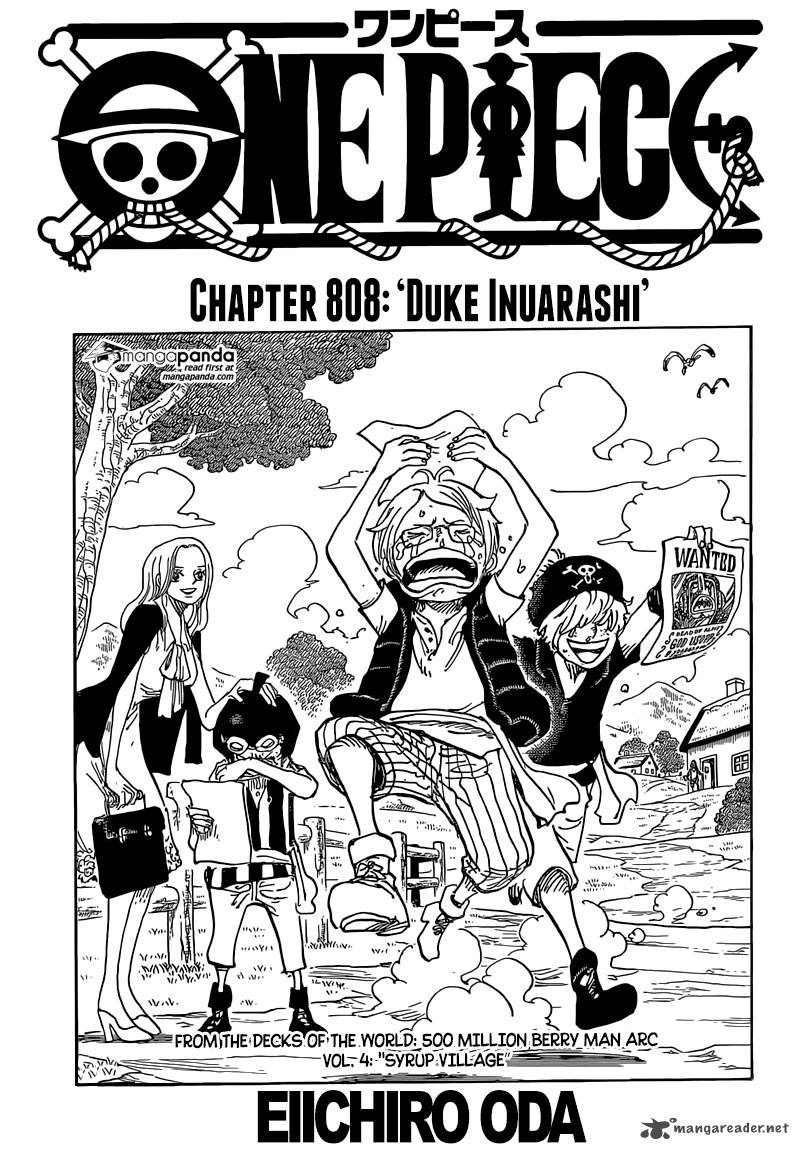 One Piece - Chapter 808 Page 1