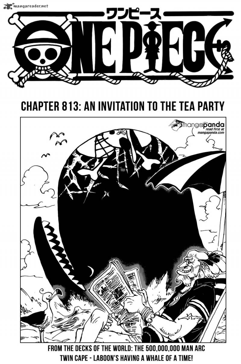 One Piece - Chapter 813 Page 1