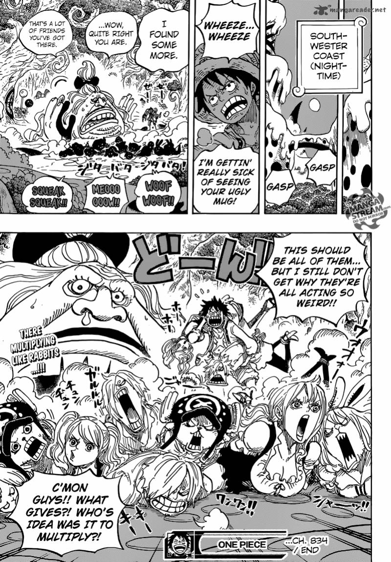 One Piece - Chapter 834 Page 19