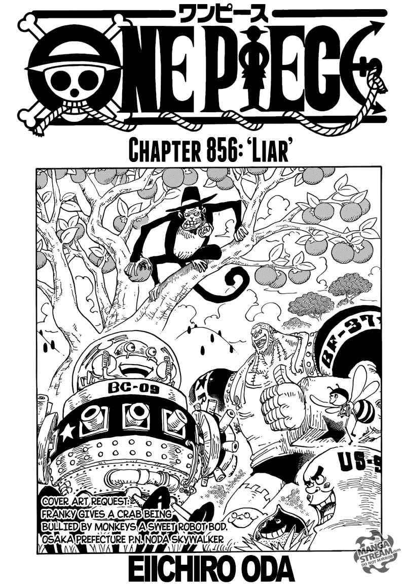 One Piece - Chapter 856 Page 1