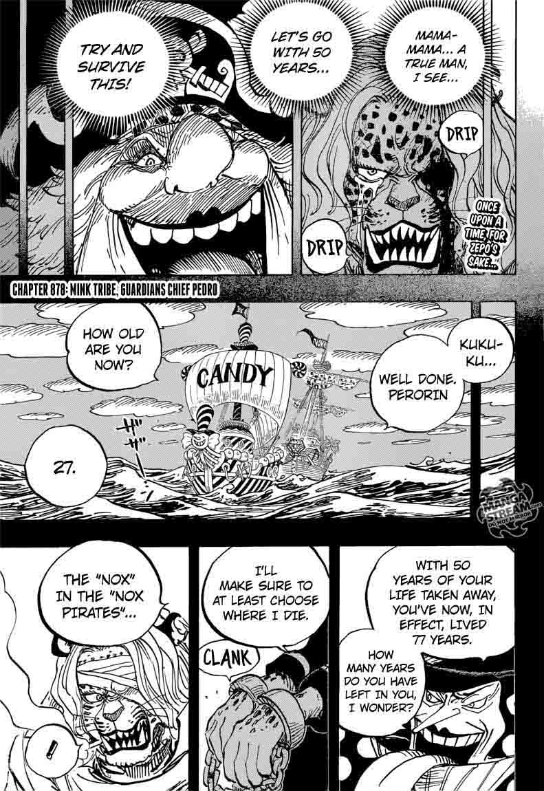 One Piece - Chapter 878 Page 3