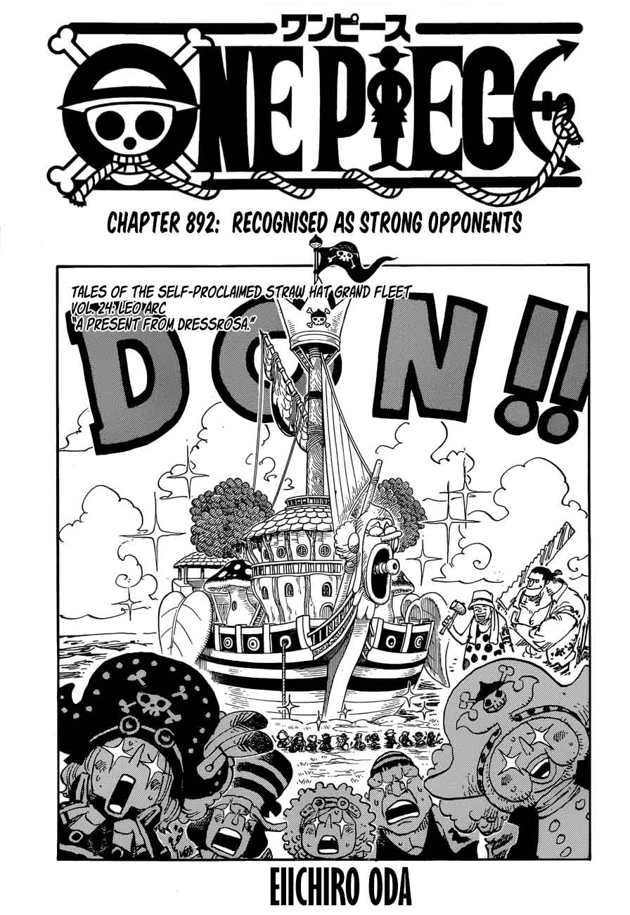 One Piece - Chapter 892 Page 1