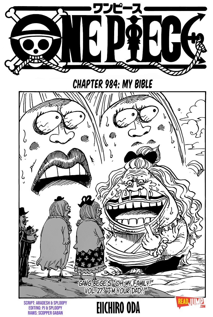 One Piece - Chapter 984 Page 1