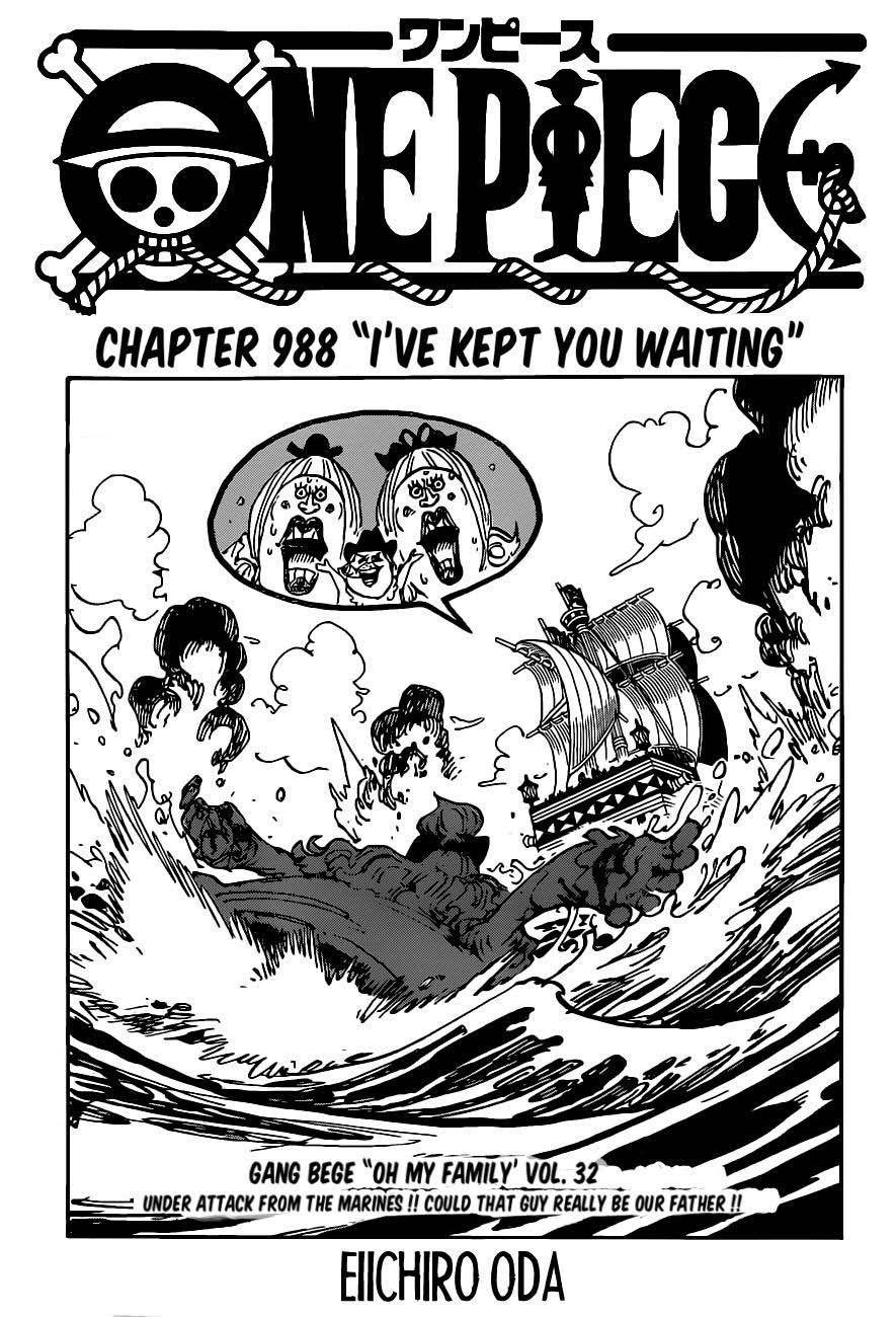 One Piece - Chapter 988 Page 1