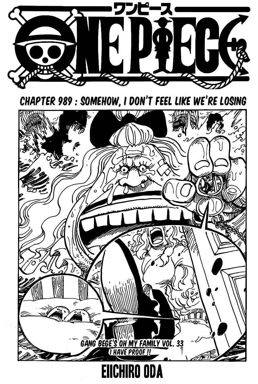 One Piece - Chapter 989 Page 1