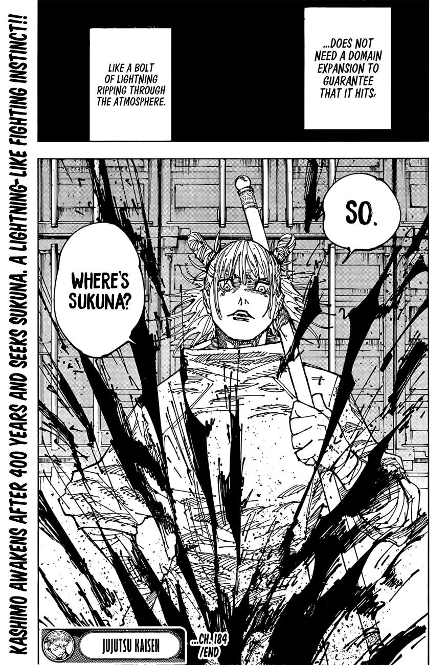 Jujutsu Kaisen - Chapter 184 Page 18