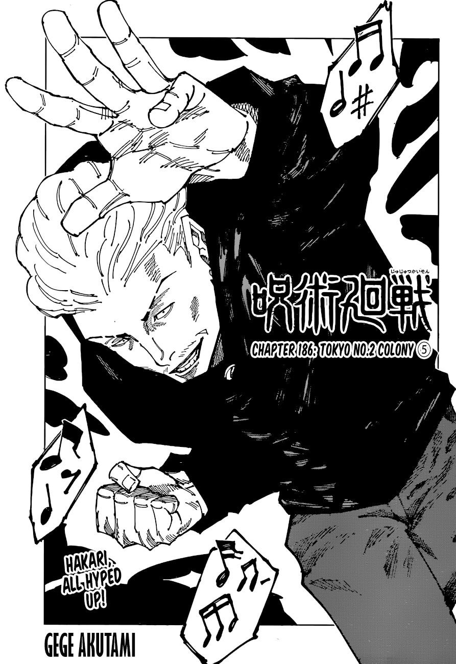 Jujutsu Kaisen - Chapter 186 Page 1