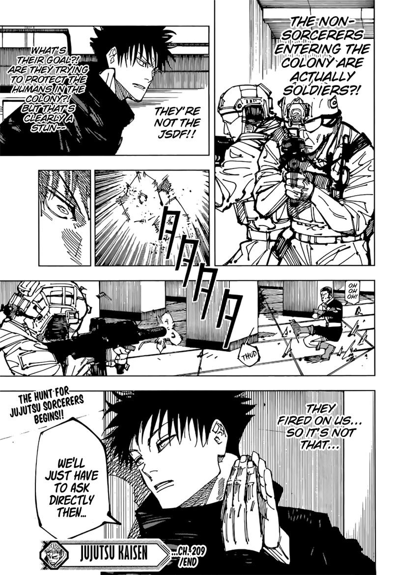 Jujutsu Kaisen - Chapter 209 Page 19