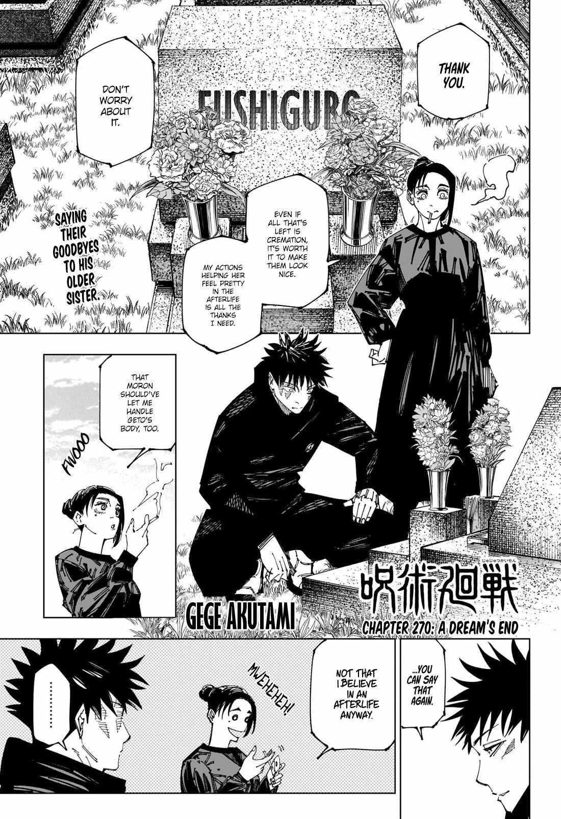 Jujutsu Kaisen - Chapter 270 Page 2