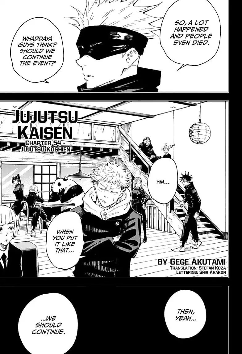 Jujutsu Kaisen - Chapter 54 Page 1