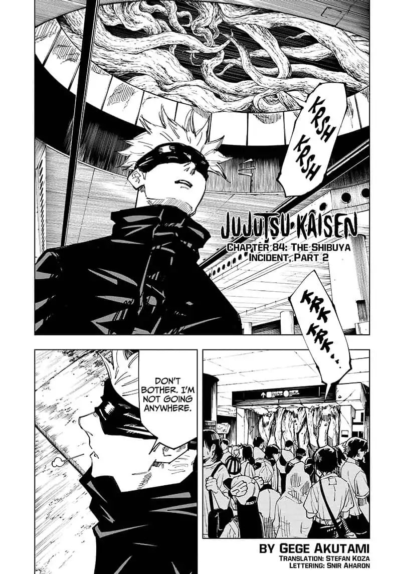 Jujutsu Kaisen - Chapter 84 Page 1