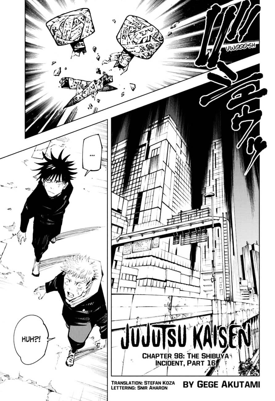 Jujutsu Kaisen - Chapter 98 Page 1