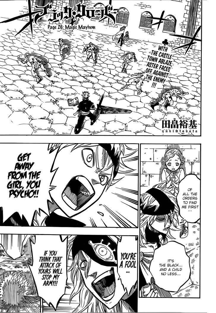 Black Clover - Chapter 26 Page 2