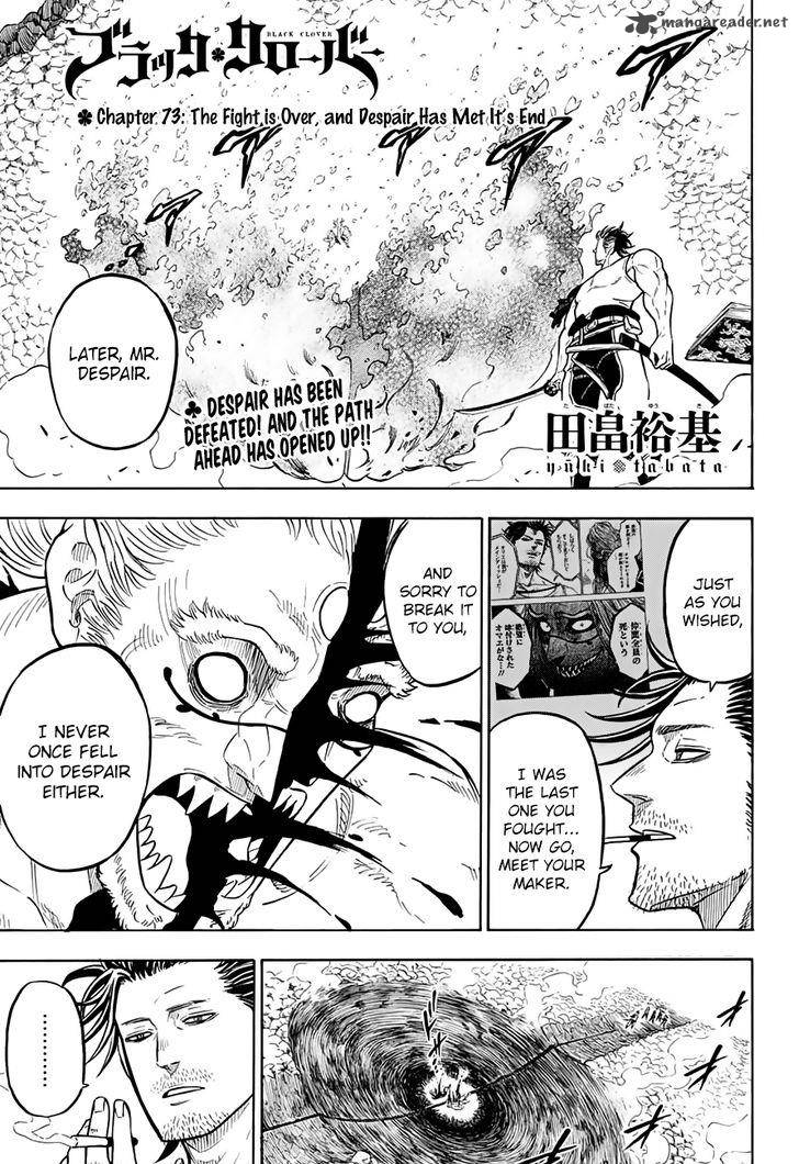 Black Clover - Chapter 73 Page 2