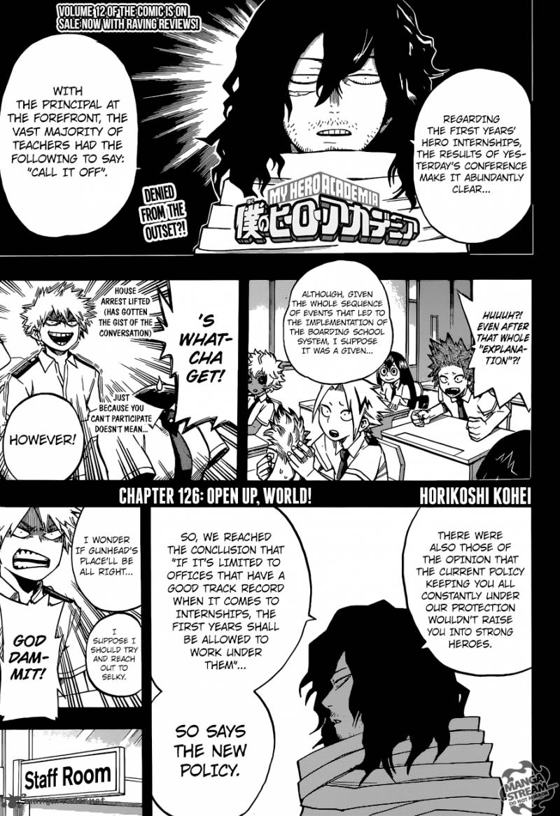 My Hero Academia - Chapter 126 Page 1