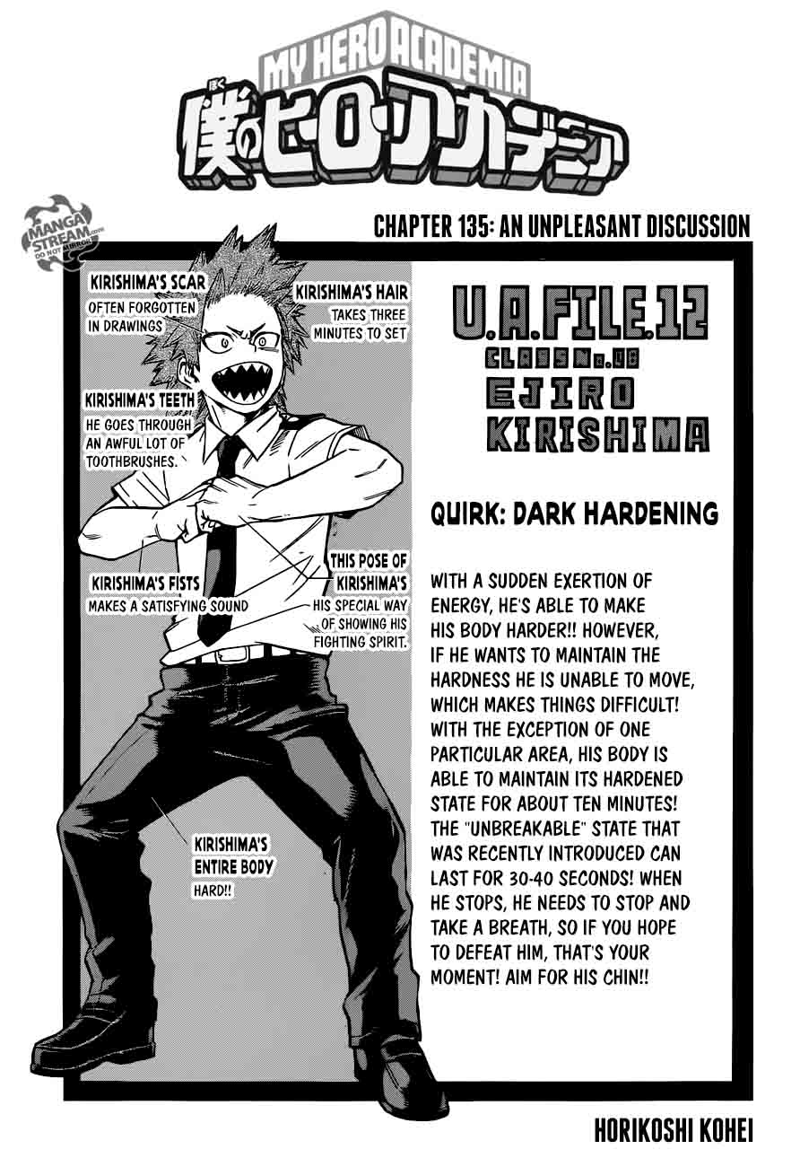 My Hero Academia - Chapter 135 Page 1