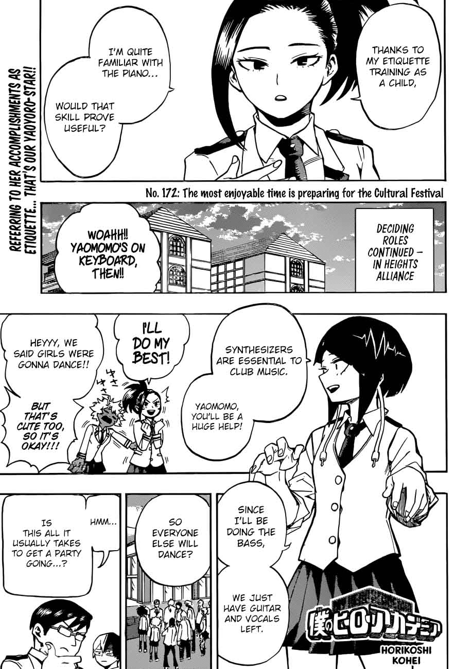 My Hero Academia - Chapter 172 Page 1