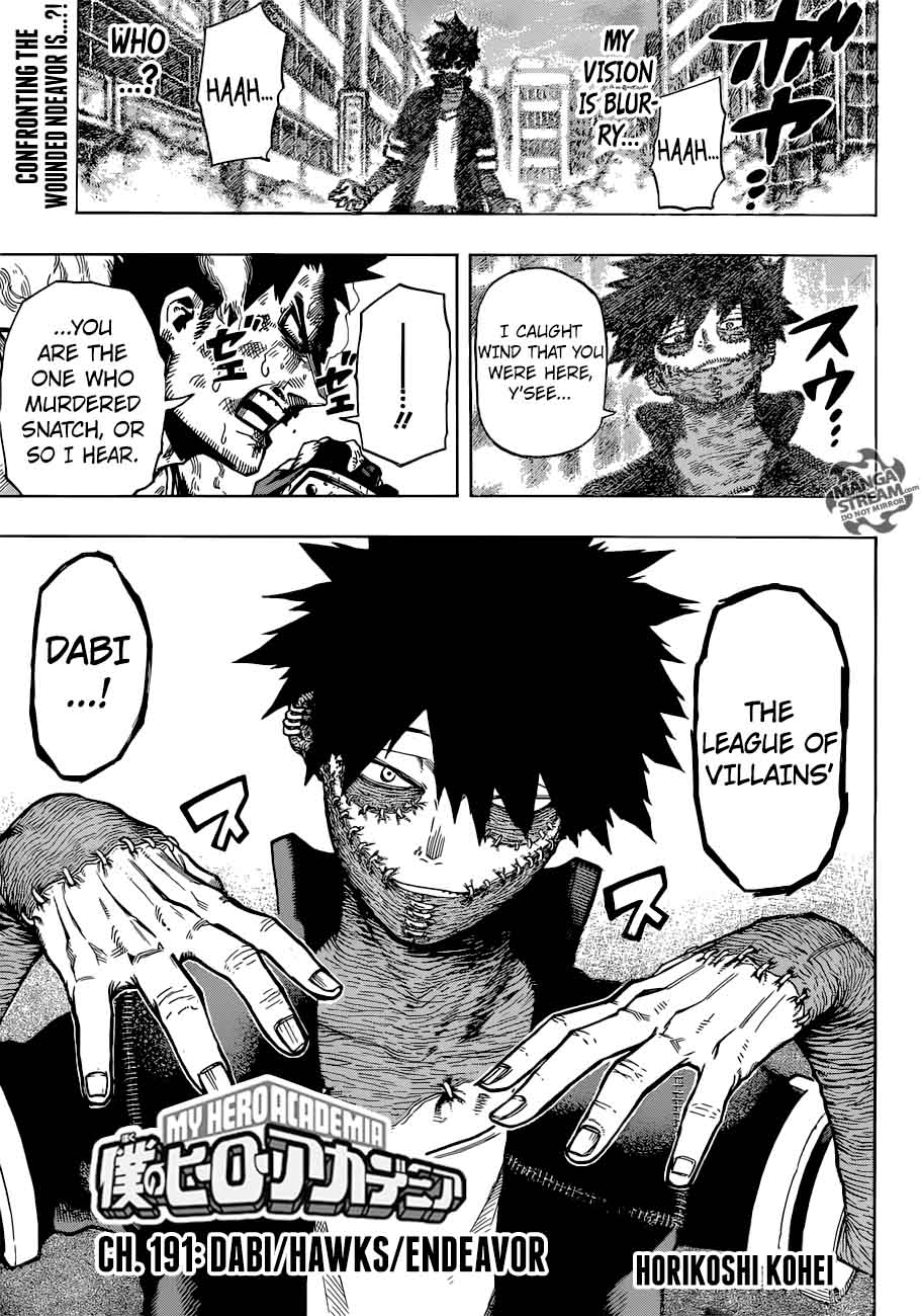 My Hero Academia - Chapter 191 Page 1