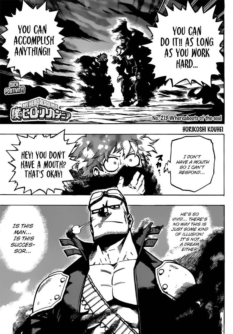 My Hero Academia - Chapter 213 Page 1