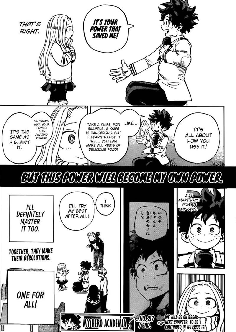 My Hero Academia - Chapter 217 Page 13