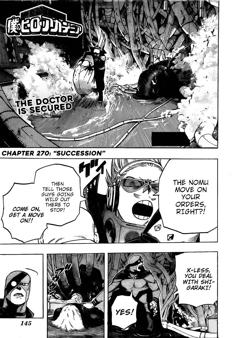 My Hero Academia - Chapter 270 Page 1