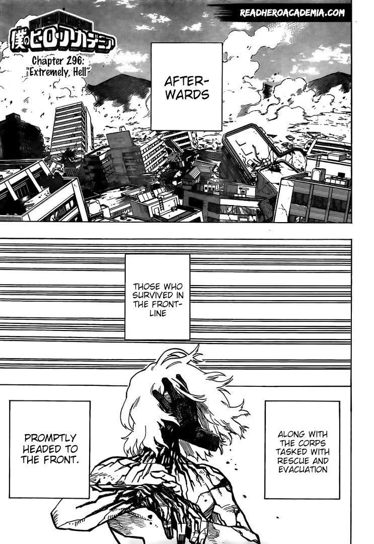 My Hero Academia - Chapter 296 Page 1