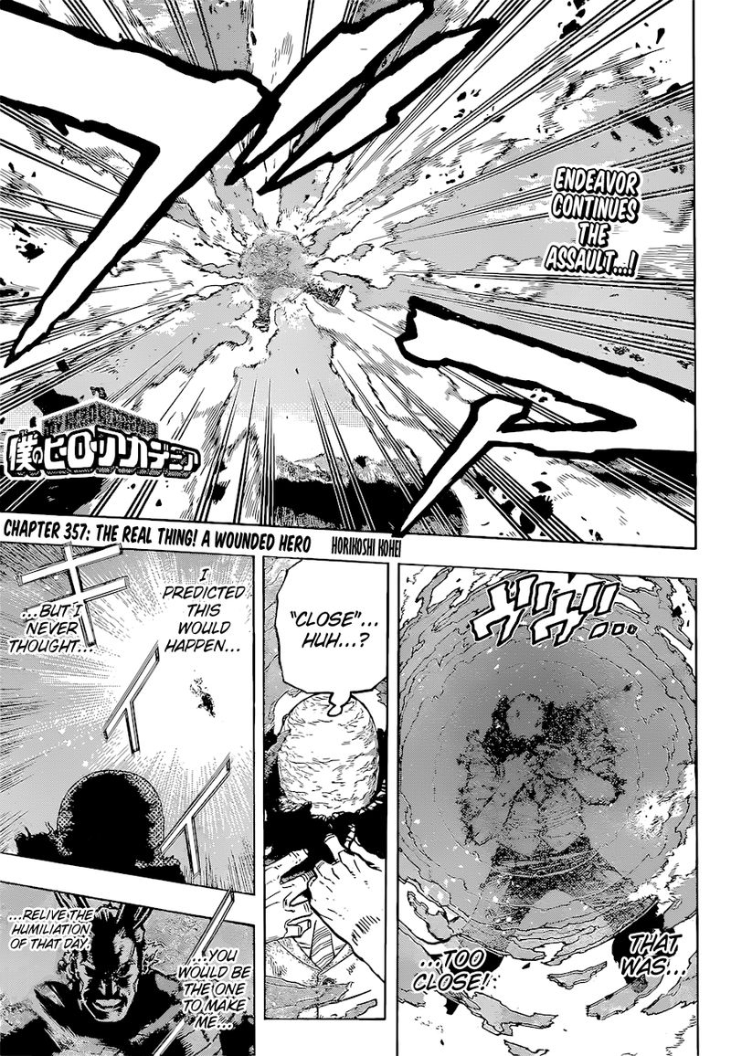 My Hero Academia - Chapter 357 Page 1