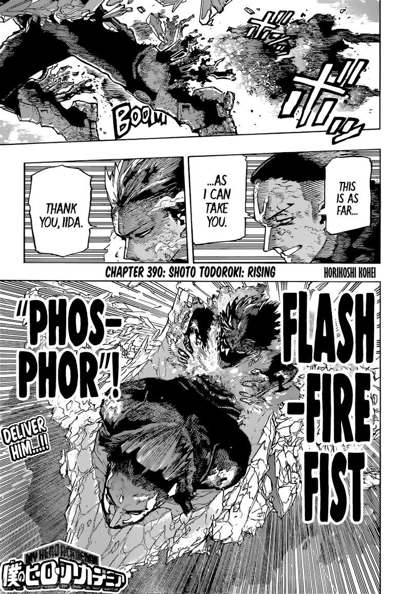 My Hero Academia - Chapter 390 Page 1