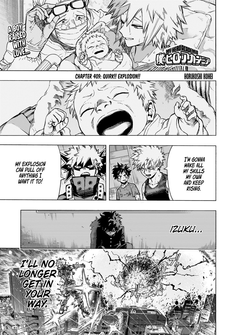 My Hero Academia - Chapter 409 Page 1